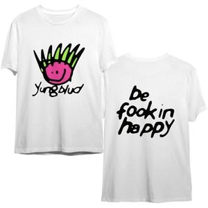 Yungblud Face Be Fook In Happy Shirt 2 Sided